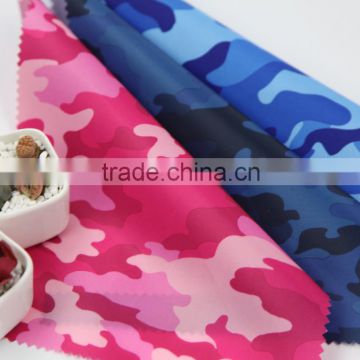 PU/PVC/silver coating taffeta fabric waterproof fabric for camouflage fabric