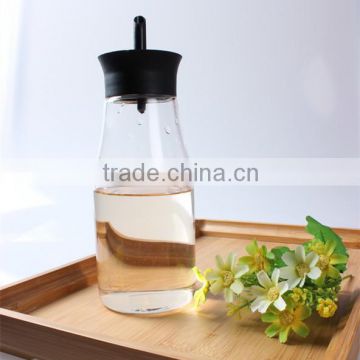 500ml custom design oil and vinegar cruet /glass bottles for oil /oil dispenser