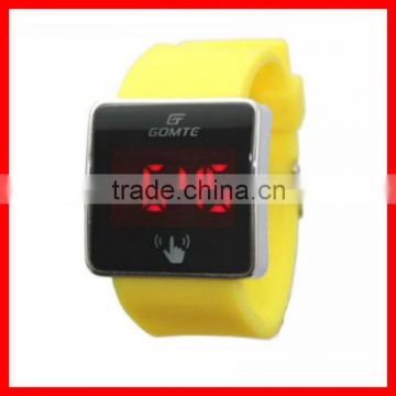 Touch screen silicone led watches top brand