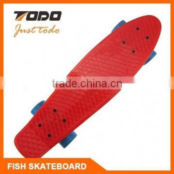 Mini cruiser plastic fish skateboard complete factory direct sale