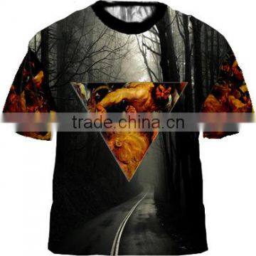 Mens Short sleeve Allover printed T--Shirt