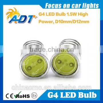 2014 G4 COB LED BULB LIGHTS 12v AC/DC no + - pole auto bulb lights