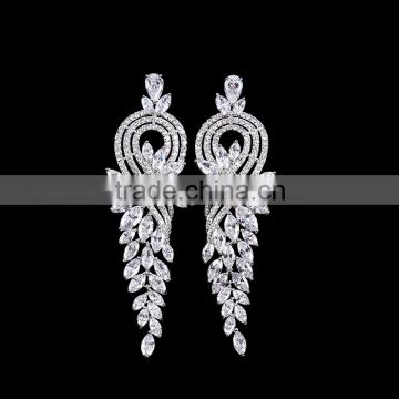 Latest Artificial Diamond Earrings Jewelry Party Wear Custom Fashion Earring                        
                                                Quality Choice