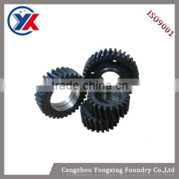 high quality cast iron gear ,sand casting with CNC machining center,iron casting for machinery use