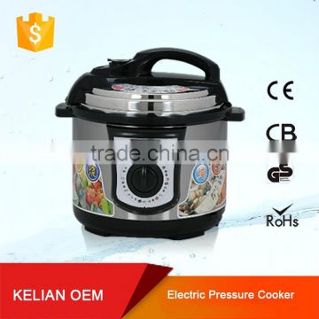 6 liter industrial induction aluminum good sale safety pressure cooker
