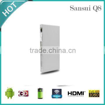 2016 SANSUI Latest Mobile Phone LED Pico Projector HD Mini Theater