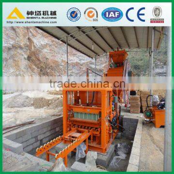 QTY10-15 automatic hydraulic concrete hollow brick paver machine for sale