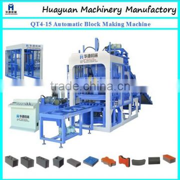 2013 China supplier best seller for buiding block machine QT4-15 automatic simple block production line