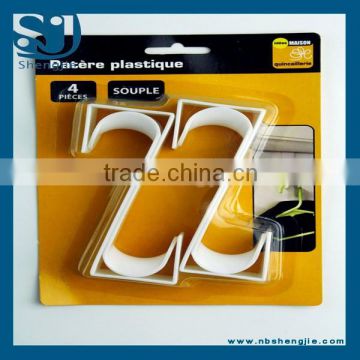 Trade Assurance Quality Plastic Hangers Clothes Coat Bar Skirt Hooks plastic Z shape coat hook /plastic bathroom suction hook