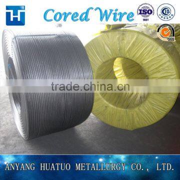 China SiAlBaCa alloy cored wire for steelmaking