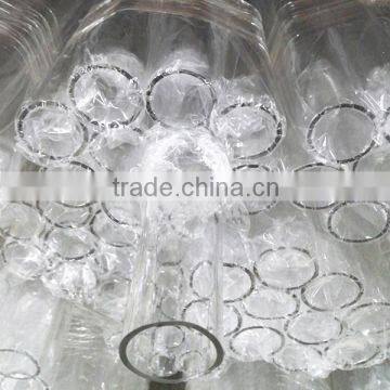 10mm clear round acrylic pipe