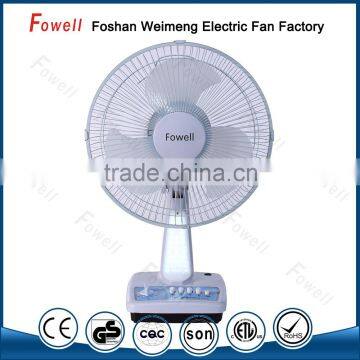 Hot-Sale High Performance Li-Ion Battery Rechargeable Table Fan