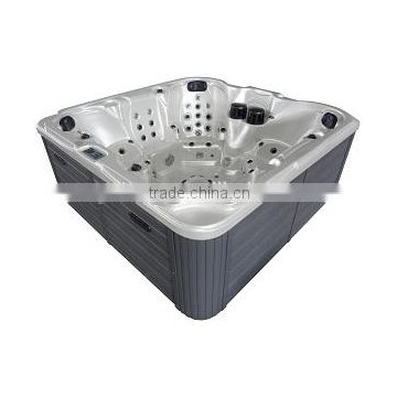 Portable 7 People Hydrotherapy Sexy Massage Outdoor Square Spa