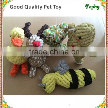 Dog Toys Handmade Cute duck Shape Rope Pet Toys