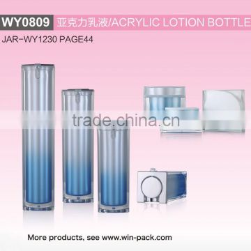 WY0809 square series acrylic bottle, classic lotion bottle, graduated square cream bottle
