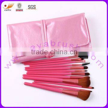 Colorful of Stable quality Cosmetic Brush Tools with 12-piece