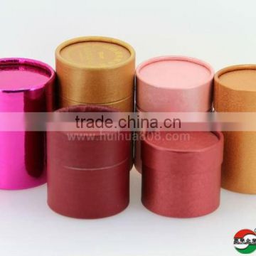 round printed cardboard tube/paper tube/carton tube with lid