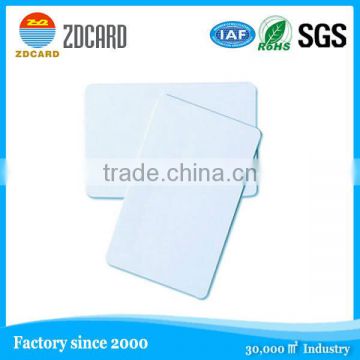 alibaba china bank card size clear ID blank plastic pvc cards