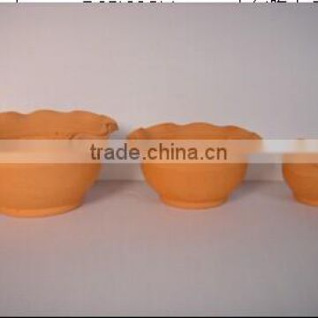 Terracotta Ceramic Type and Pots Type flower pots for sale