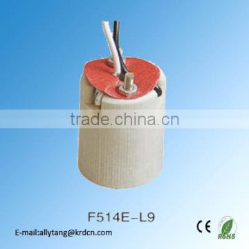 ceramic E17 lampholder with cable