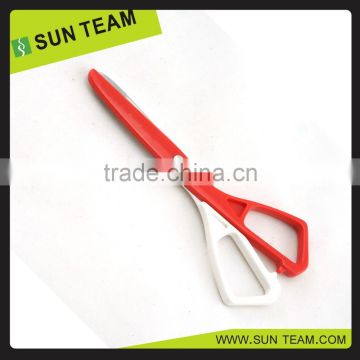 Round blade safety tip school sationery colorful spring multi color student scissors