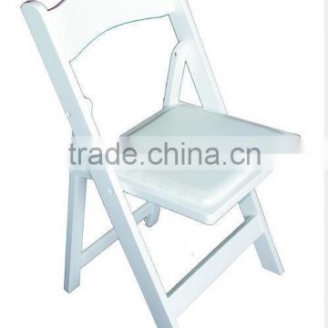 slat folding beach wood chair for party rental