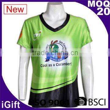 BSCI/ISO9001 Factory Dry fit Breathable fabric Italy sublimation Ink Hotsale cheap customize sports apparel