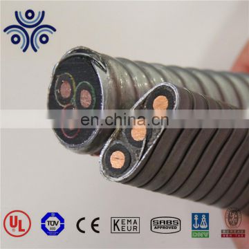 Round 3kv 5kv 1AWG EPDM insulation lead sheath ESP power cable