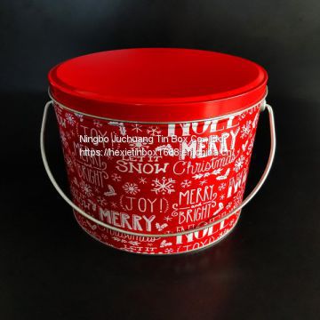 Bucket Tin With Customized Printing Certificate Disney