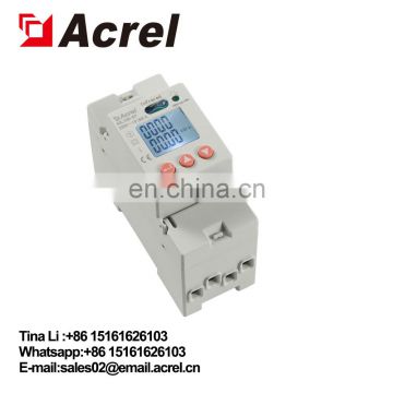 Acrel ADL100-ET The power distribution cabinet RS485 Modbus-RTU din rail single phase digital energy meter