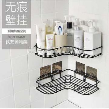 Wall Mount Shower Caddy Stainless Steel kitchen Storage Set Triangle Bathroom Corner Shower Shelf