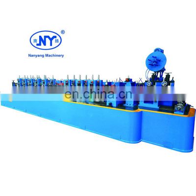 Nanyang reliable quality manufacturer high strength carbon steel pipe processing machines tube mill making machine