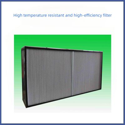 High temperature resistant filter in paint baking room