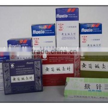 0.25 x 70mm Chinese Hwato Brand disposable acupuncture needles for cycle using