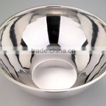 Stainless steel serving bowl