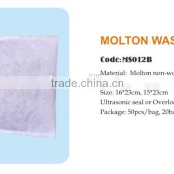 Molton washing gloves wipe for hospital and surgery