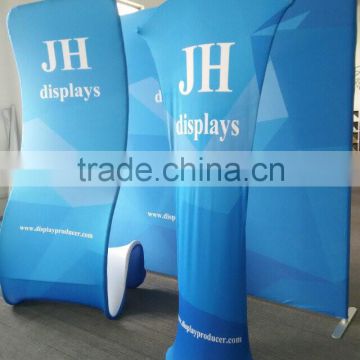 round tube tension fabric display