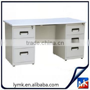 Cheap metal office desks with reture (panel leg)