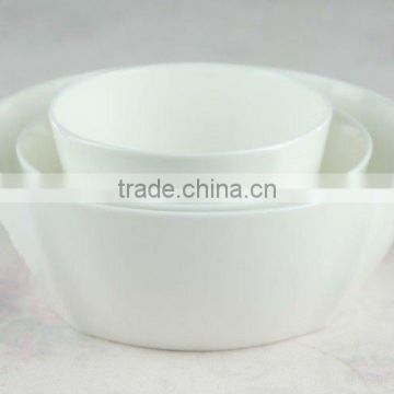 hot sale new Style fashionable design bulk white bowls