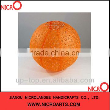 Orange Lace Paper Lantern For Wedding And Party