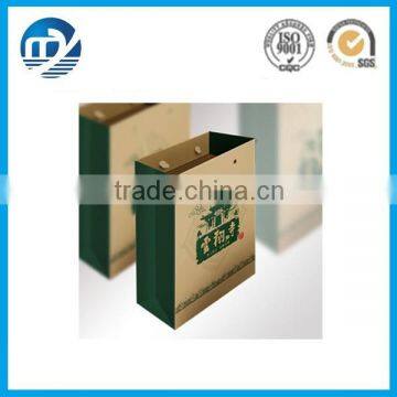 Customized printed low cost kraft paper bag