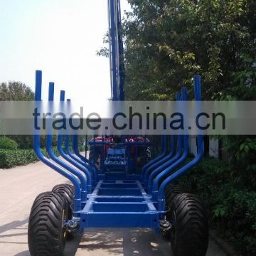 ZM Series Log Trailer Crane ZM8006,8 tonTimber Trailer with Crane,Tractor mounted model((1 ton,3 ton,5 ton,8 ton,10ton,12 ton) )