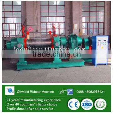Silicone rubber mixing mill / two roll rubber mixer machine