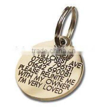Low price brass dog id tags High quality and fast delivery brass dog tags