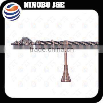 28mm single twist iron curtain rod