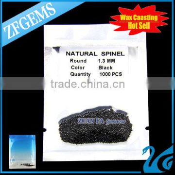 good quality 1.3mm heat resistant natural black spinel