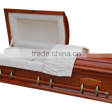 China caskets wholesale cherry wooden casket