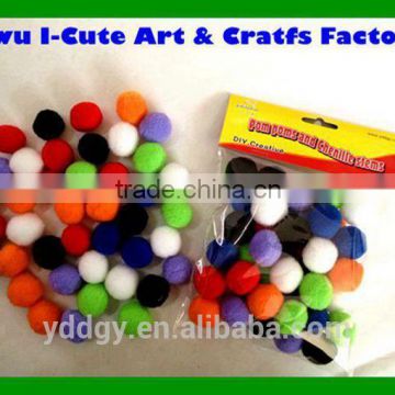 new material assorted colorful diy crafts education toys pompoms