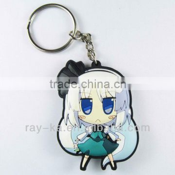 3d rubber keychain