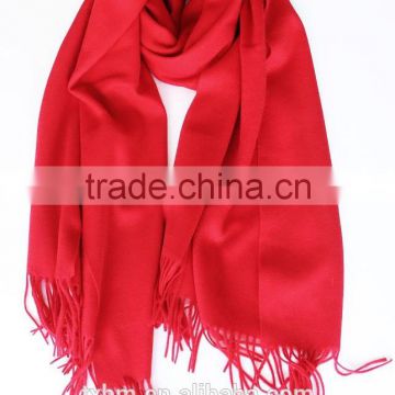 Customize 100% pure color wool scarf shawl